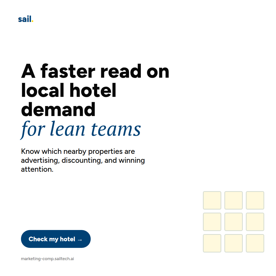A faster read on local hotel demand