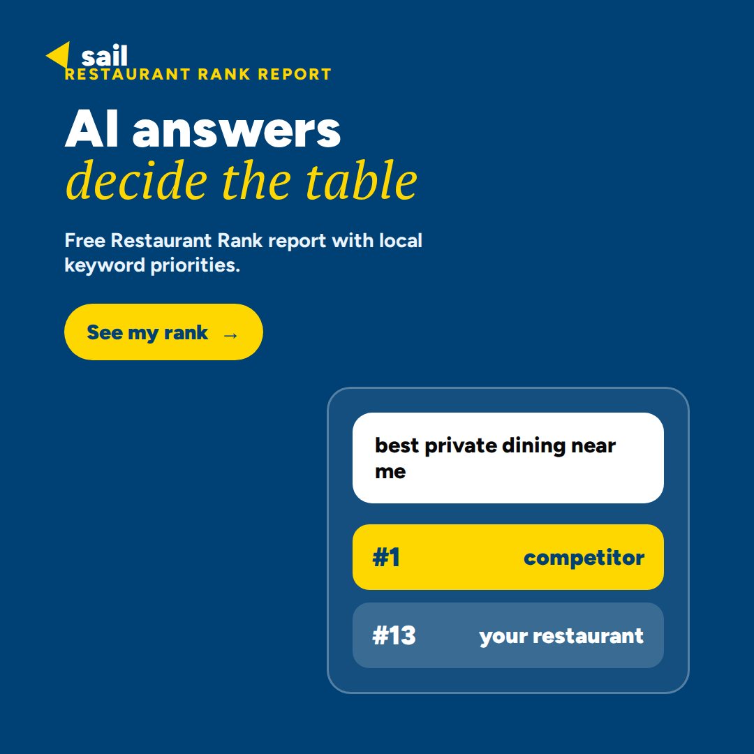 AI Dining Search square creative