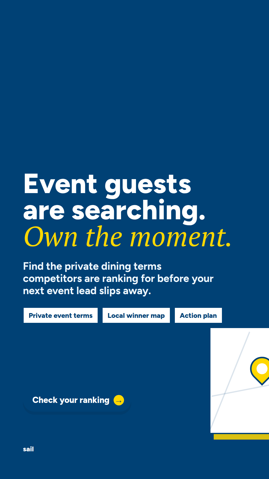 Private Dining Search Gap story